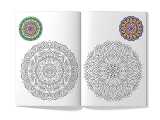 Aper&ccedil;u du contenu_Little Artist Series Mandala: Copy Colour Books