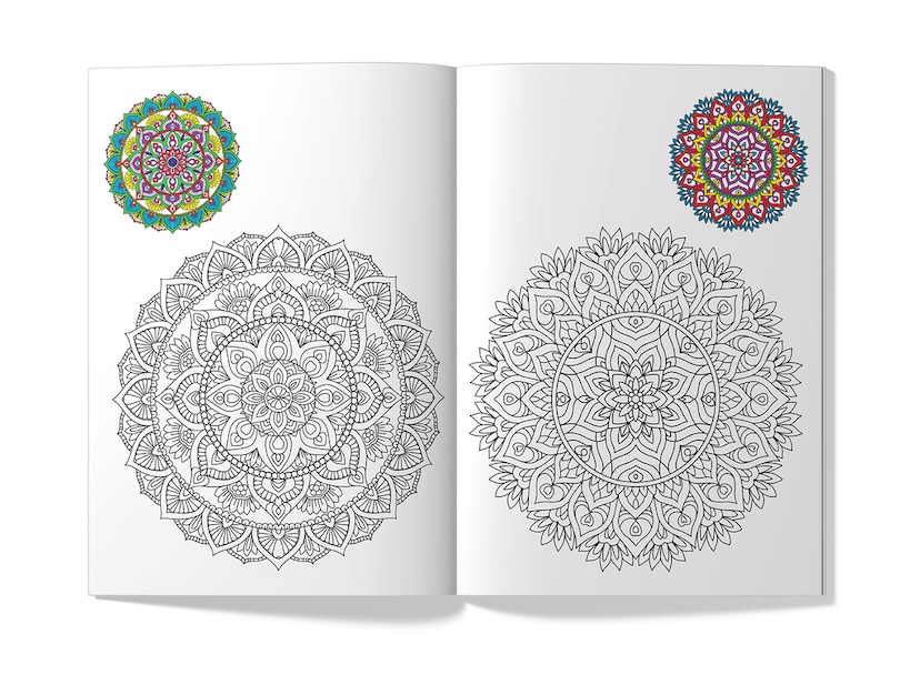 Aper&ccedil;u du contenu_Little Artist Series Mandala: Copy Colour Books