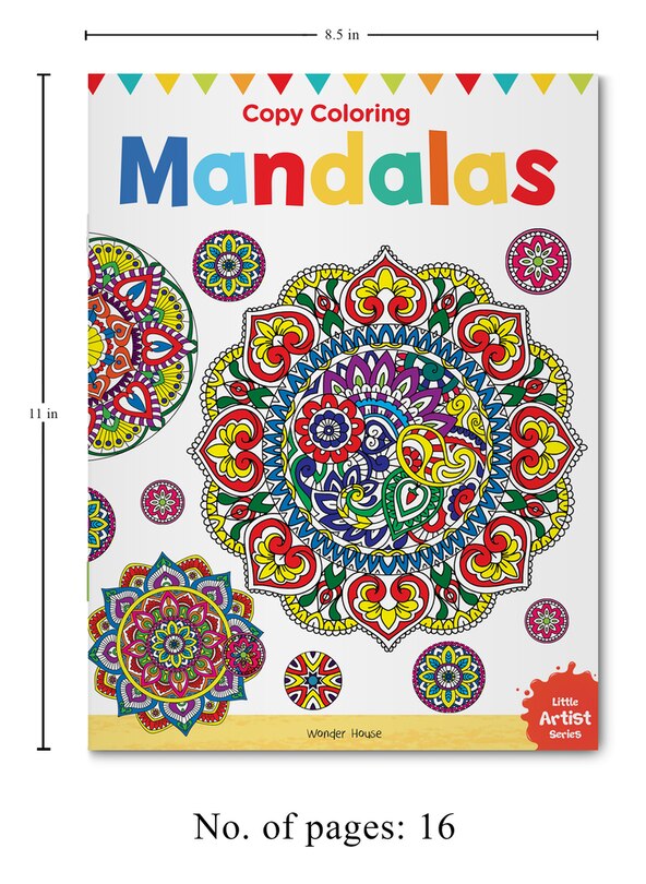 Aper&ccedil;u du contenu 4_Little Artist Series Mandala: Copy Colour Books