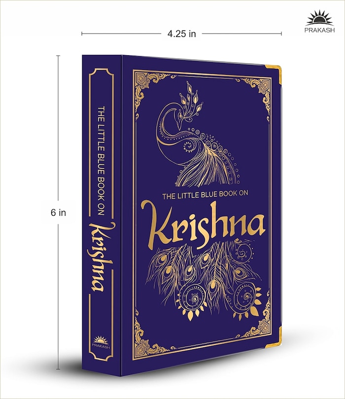 Aper&ccedil;u du contenu 4_Little Blue Book on Krishna (Deluxe Silk Hardbound) , The