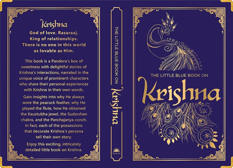 Aper&ccedil;u du contenu 5_Little Blue Book on Krishna (Deluxe Silk Hardbound) , The