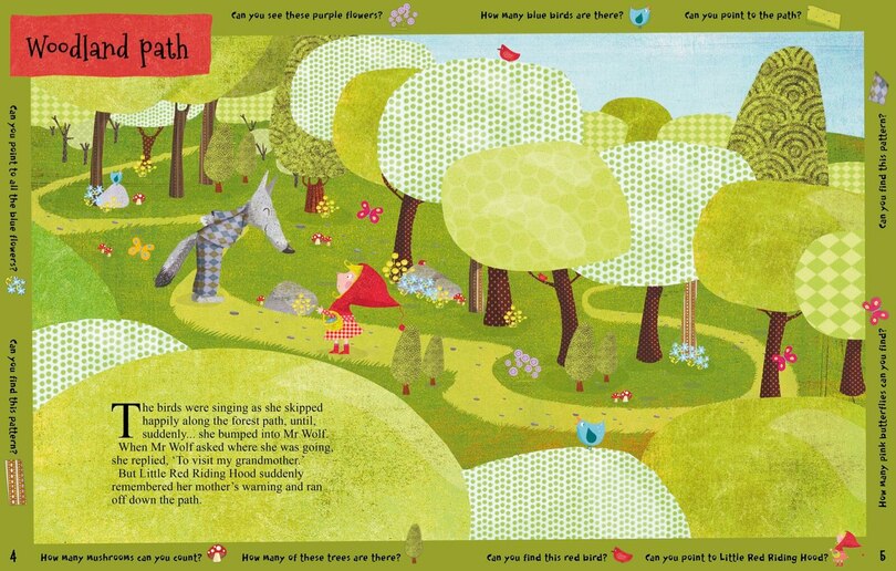 Sample content_Little Red Riding Hood And The Big Bad Wolf Sticker Book