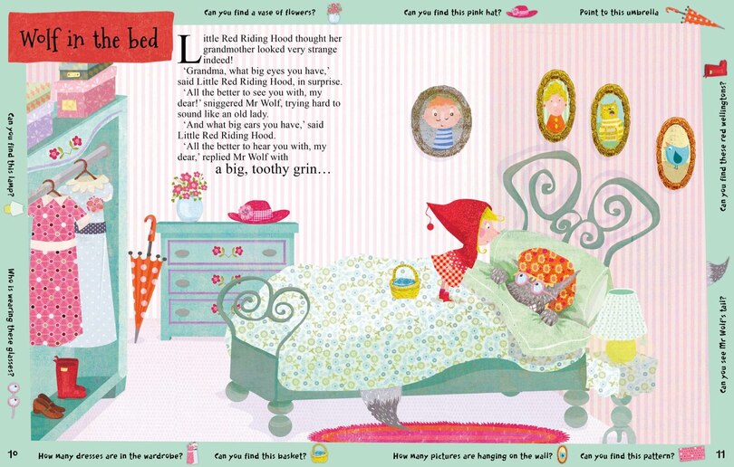 Sample content 2_Little Red Riding Hood And The Big Bad Wolf Sticker Book