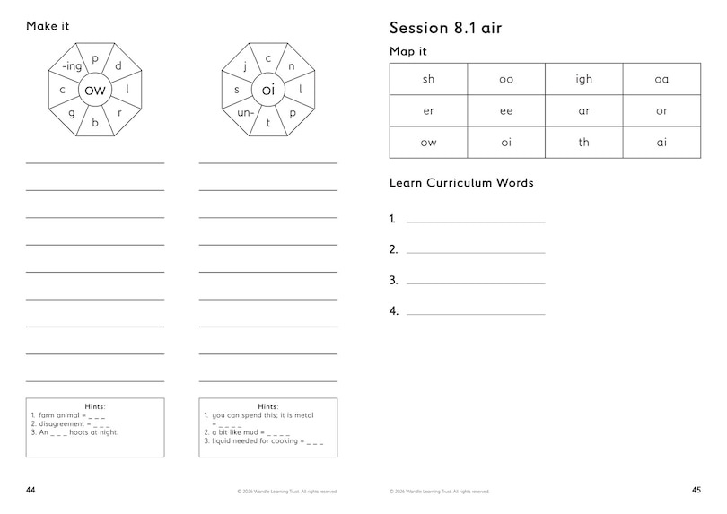 Sample content_Little Wandle Code