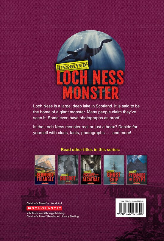 Couverture arrière_Loch Ness Monster (Unsolved)