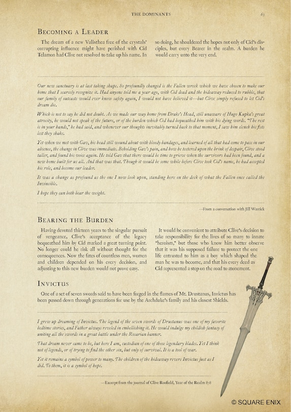 Sample content 4_LOGOS: The World of Final Fantasy XVI