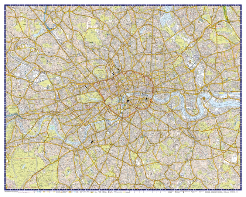 Aper&ccedil;u du contenu_London A-Z Premier Map