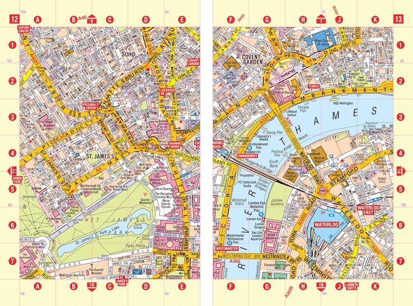 Aperçu du contenu 2_London A-Z Street Atlas