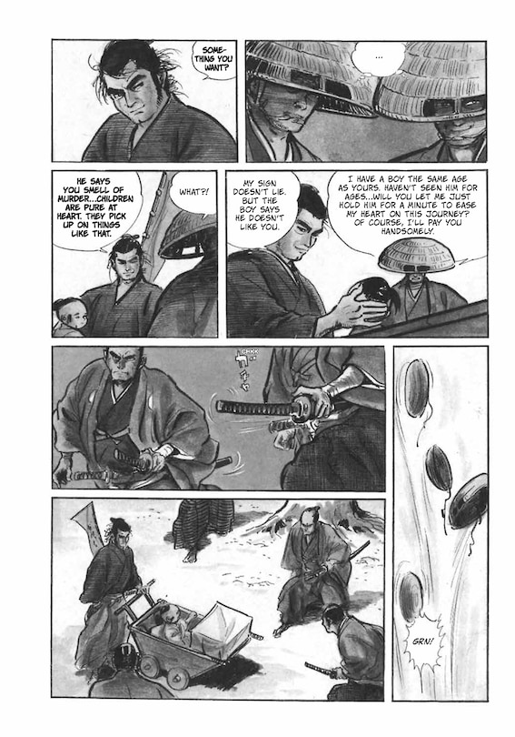 Sample content 4_Lone Wolf and Cub Deluxe Edition Volume 1