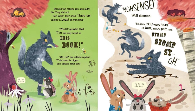 Sample content 3_Look Out, Wolf! There's A Beast In Your Book