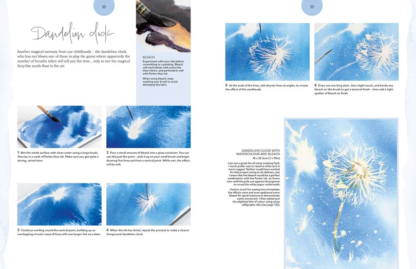 Sample content 2_Loose and Lively Flowers in Watercolour, Inks & Mixed Media