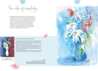 Sample content 5_Loose and Lively Flowers in Watercolour, Inks & Mixed Media
