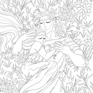 Sample content 4_Lore Olympus: The Official Coloring Book