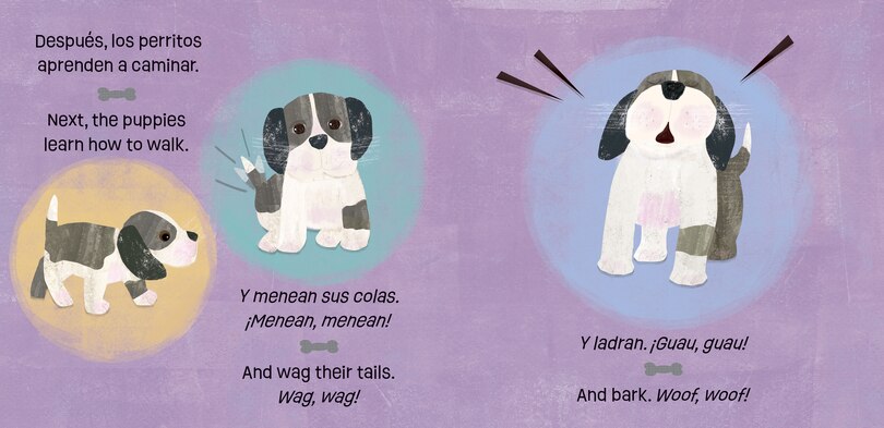 Aperçu du contenu 4_Los perritos saben mucho y crecen / Puppies Know & Grow