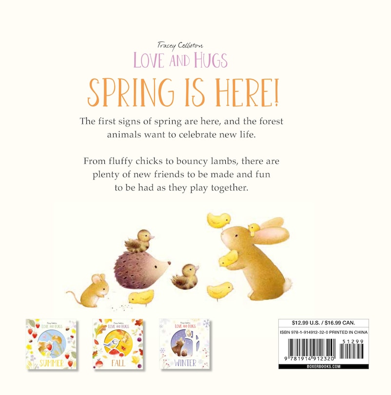Back cover_Love and Hugs: Spring