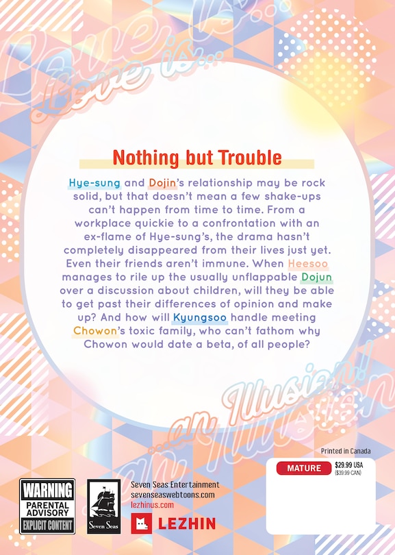 Back cover_Love is an Illusion! Vol. 7