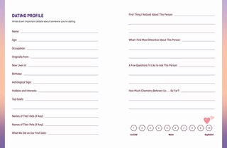 Sample content 3_Love Is Blind: Dating Journal