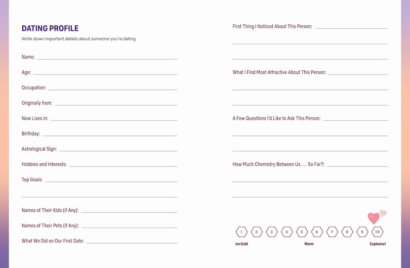 Sample content 3_Love Is Blind: Dating Journal