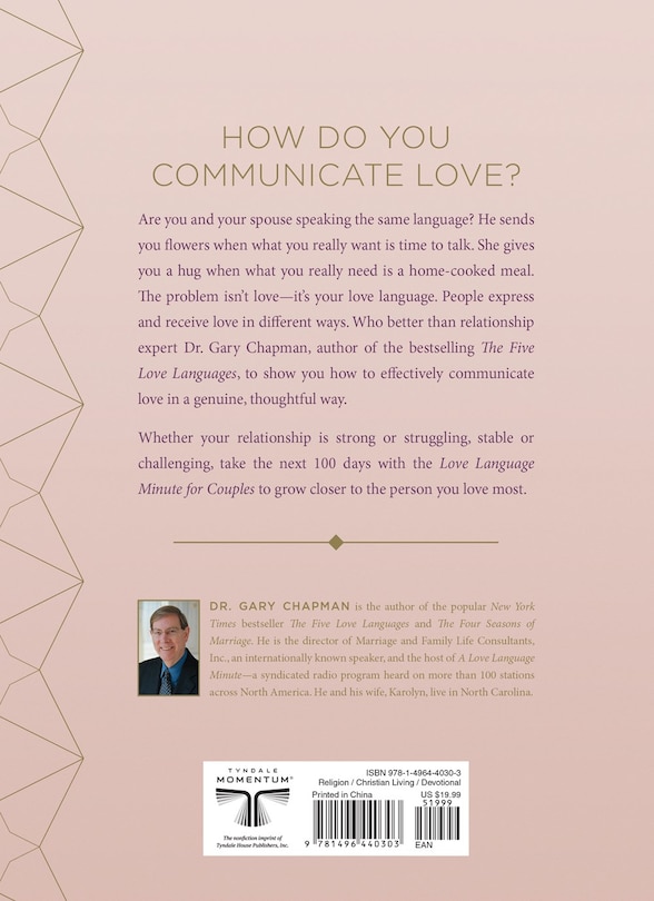 Back cover_Love Language Minute For Couples