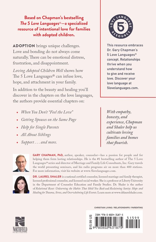 Back cover_Loving Adopted Children Well