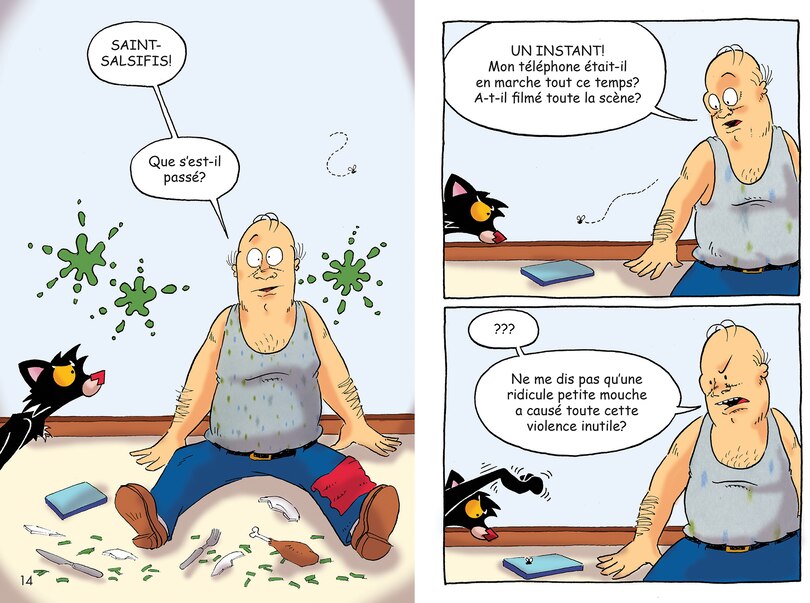 Aper&ccedil;u du contenu_M&eacute;chant Minou : Vedette malgr&eacute; lui (BD)