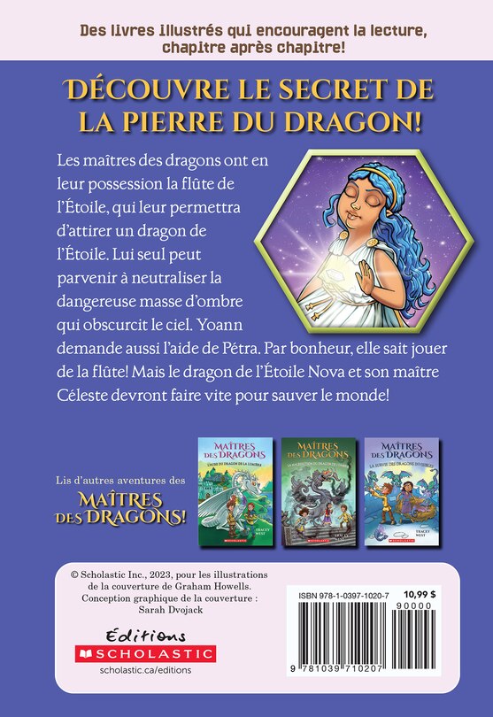 Couverture arri&egrave;re_Ma&icirc;tres des dragons : N&deg; 25 - La l&eacute;gende du dragon de l&rsquo;&Eacute;toile