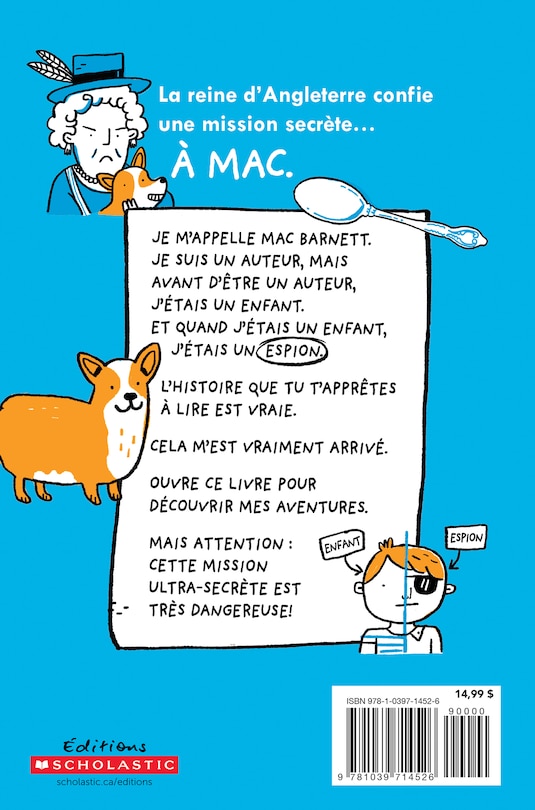 Couverture arrière_Mac B. espion : N° 1 - Mission secrète