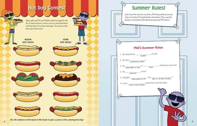 Aper&ccedil;u du contenu_Mad Libs Super Summer Activity Book