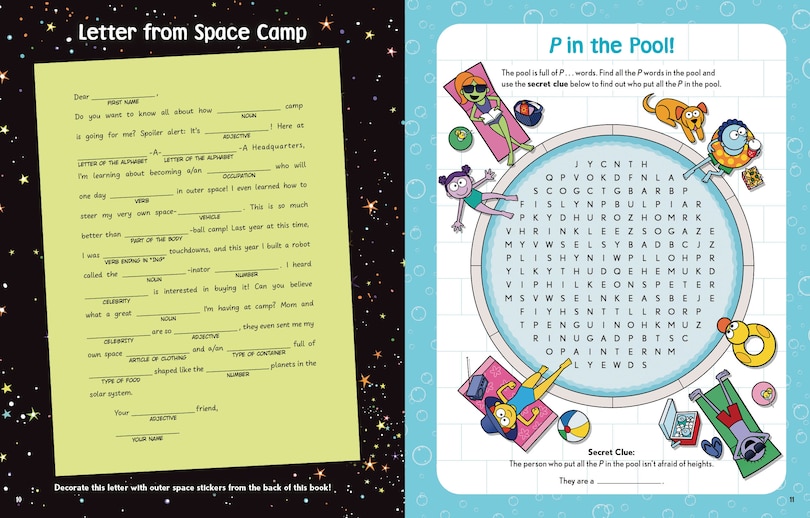 Aper&ccedil;u du contenu 2_Mad Libs Super Summer Activity Book