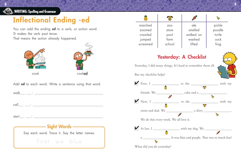 Sample content 2_Mad Libs Workbook: Grade 1 Reading