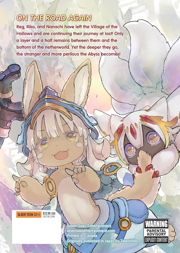 Back cover_Made in Abyss Vol. 11