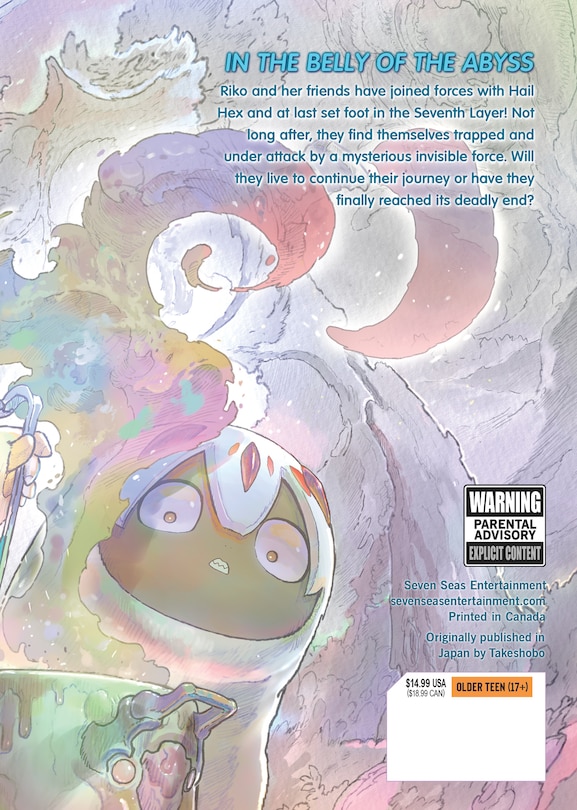 Back cover_Made in Abyss Vol. 13