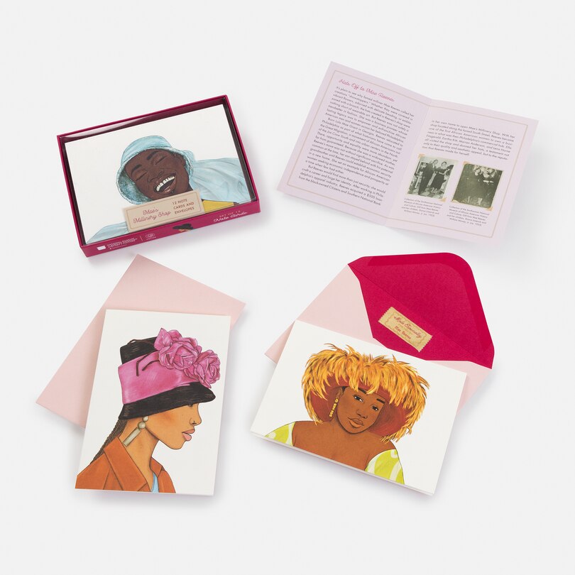 Sample content 3_Mae's Millinery Shop Note Cards