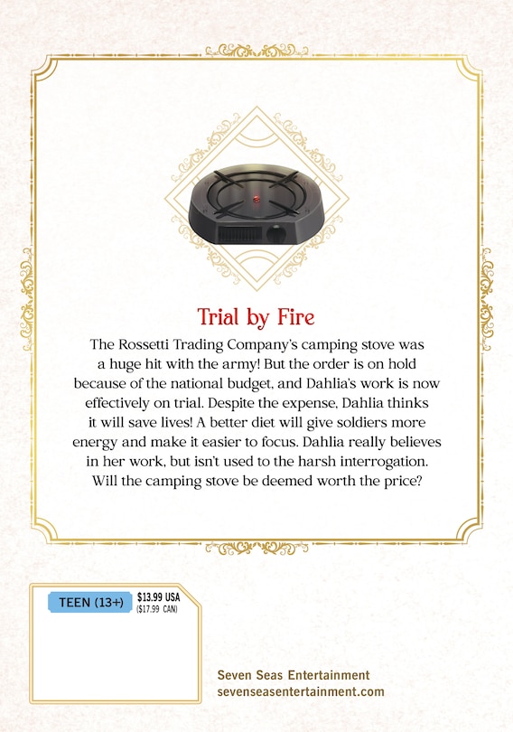 Couverture arri&egrave;re_Magic Artisan Dahlia Wilts No More (Manga) Vol. 8