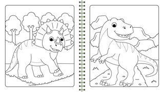 Aper&ccedil;u du contenu_MAGIC PAINTING DINOSAURS
