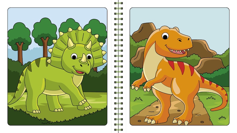 Aper&ccedil;u du contenu 2_MAGIC PAINTING DINOSAURS