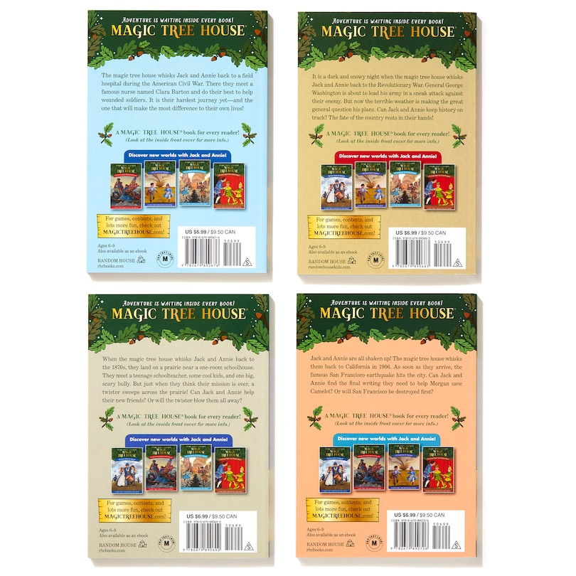 Aperçu du contenu 4_Magic Tree House Books 21-24 Boxed Set