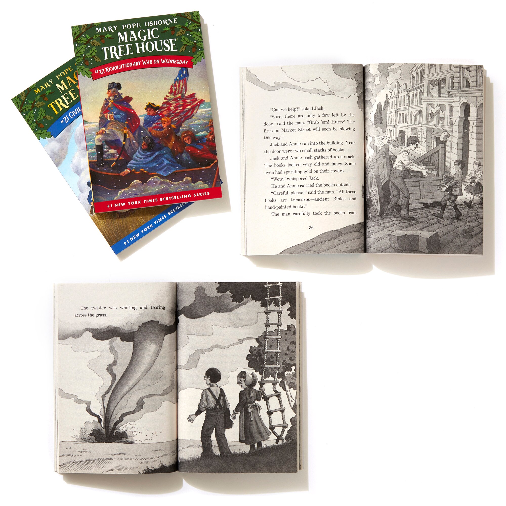 Magic Tree House Books 21-24 Boxed Set: American History