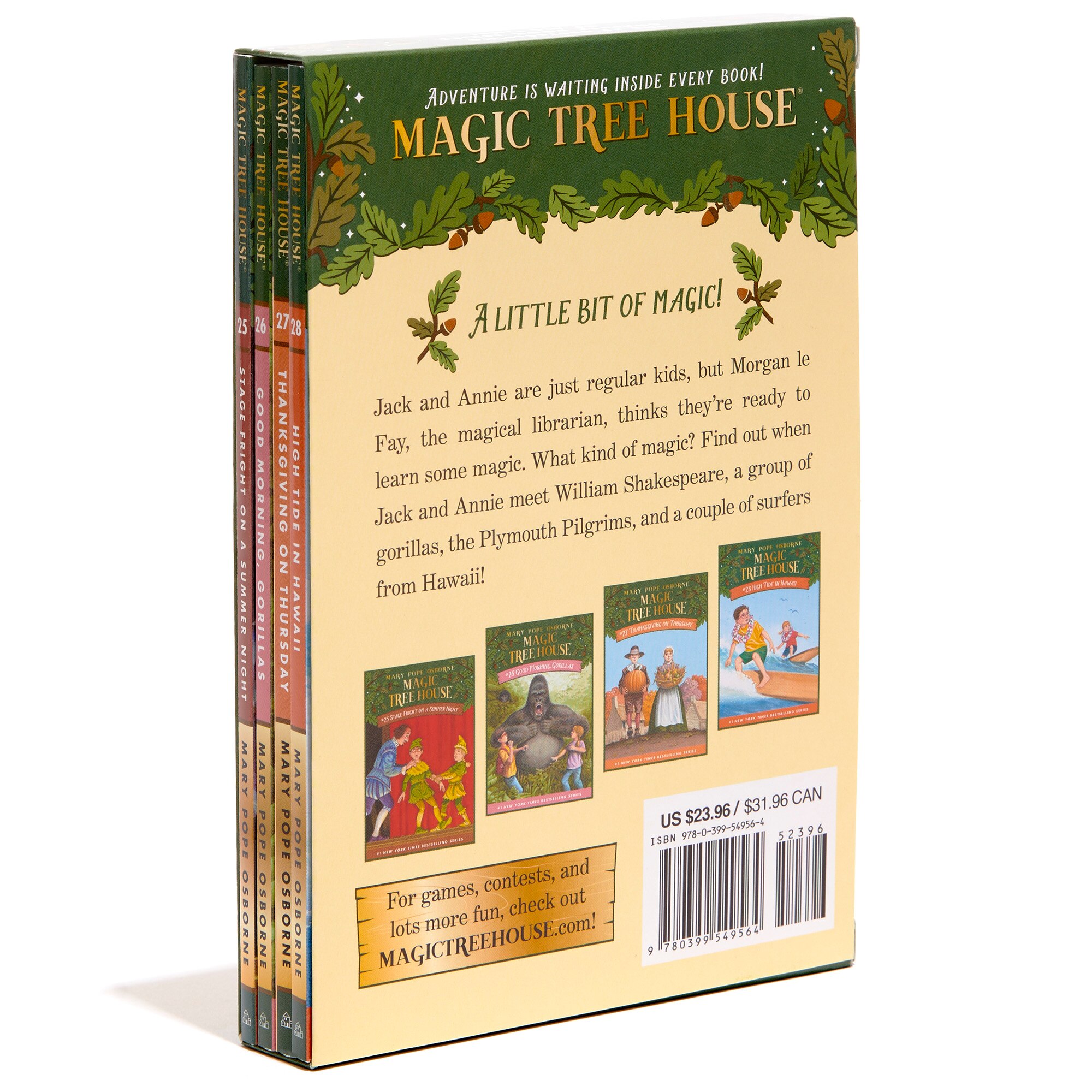Magic Tree House Books 25-28 Boxed Set Book By Mary Pope