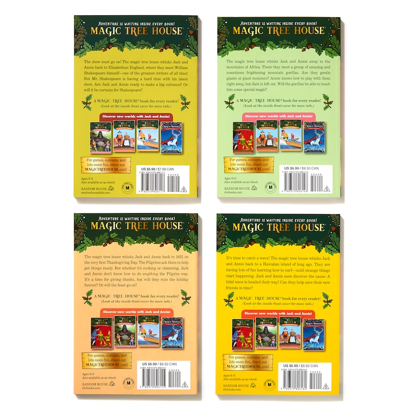 Aperçu du contenu 4_Magic Tree House Books 25-28 Boxed Set