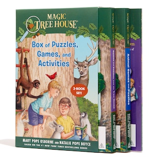 Aperçu du contenu_Magic Tree House Box Of Puzzles, Games, And Activities (3 Book Set)