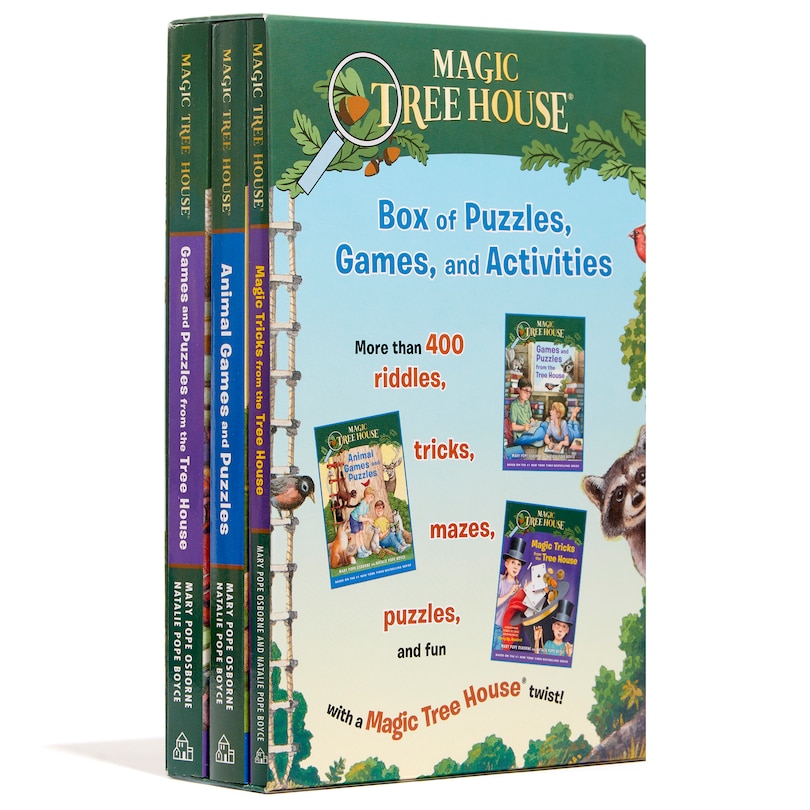 Aperçu du contenu 2_Magic Tree House Box Of Puzzles, Games, And Activities (3 Book Set)