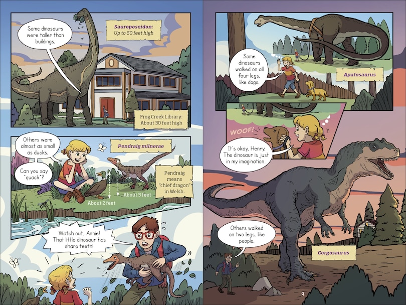 Sample content 3_Magic Tree House Fact Tracker Graphic Novel: Dinosaurs