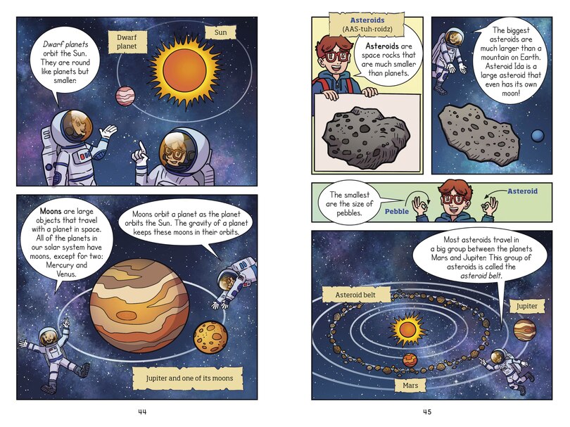 Aperçu du contenu 2_Magic Tree House Fact Tracker Graphic Novel: Space