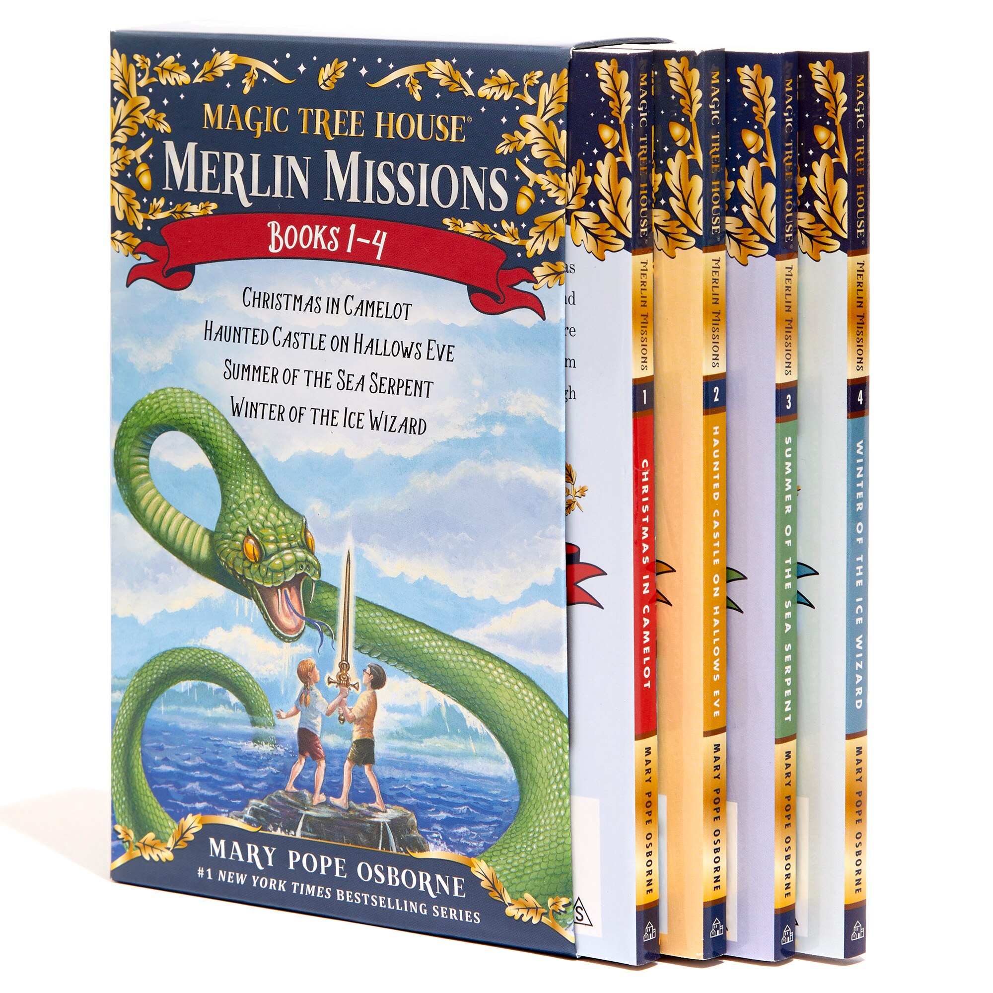 Magic Tree House Merlin Missions Books 1-4 Boxed Set Book By