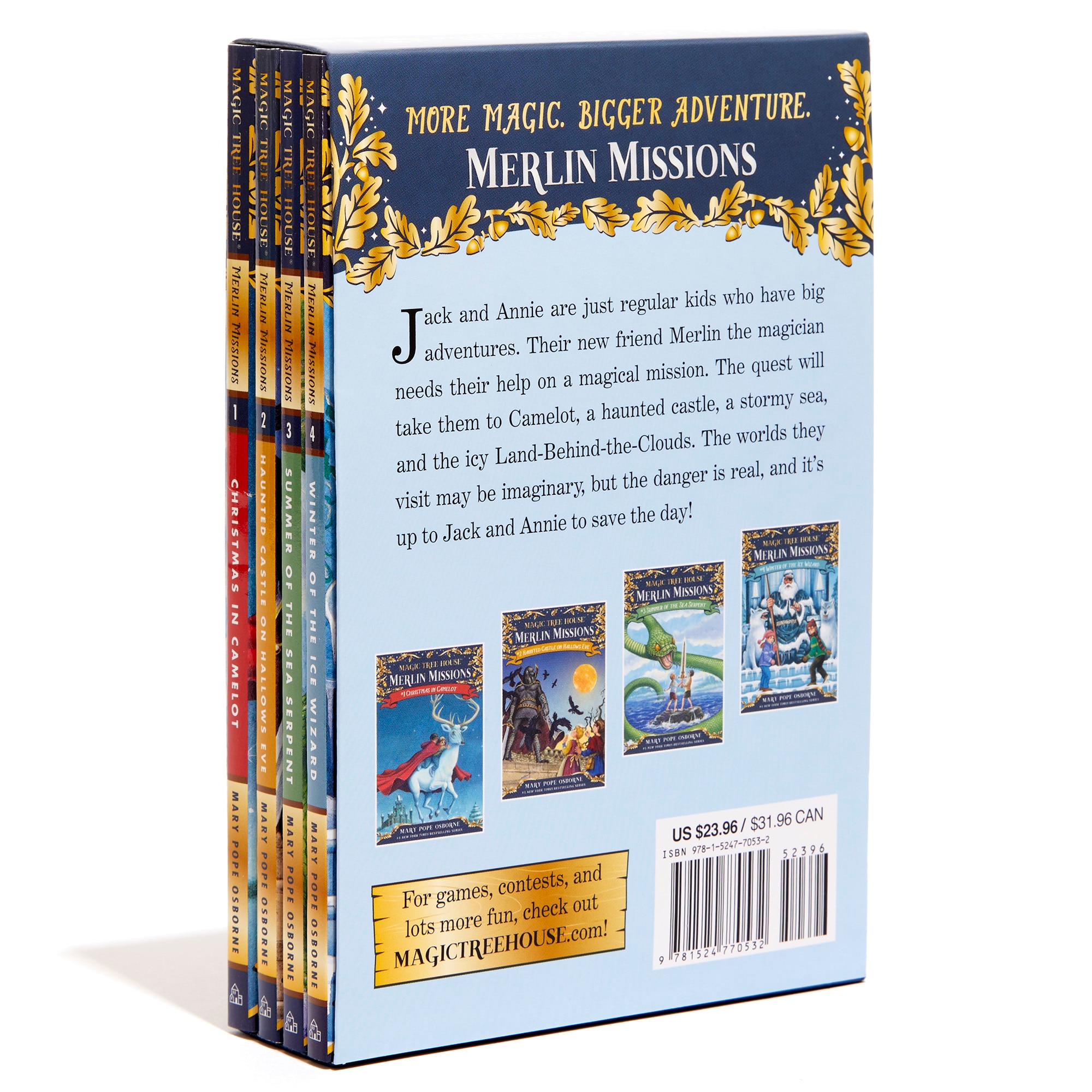 [新品]27冊Magic Tree House Merlin Missions The Original Collection of Magic Tree House Merlin Missions