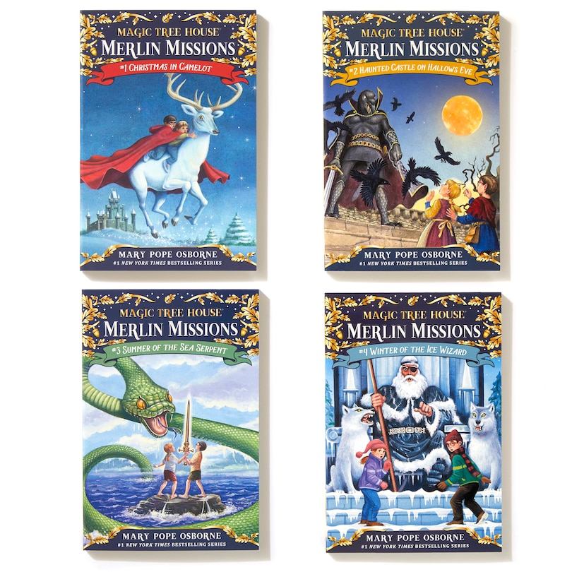 Aperçu du contenu 3_Magic Tree House Merlin Missions Books 1-4 Boxed Set