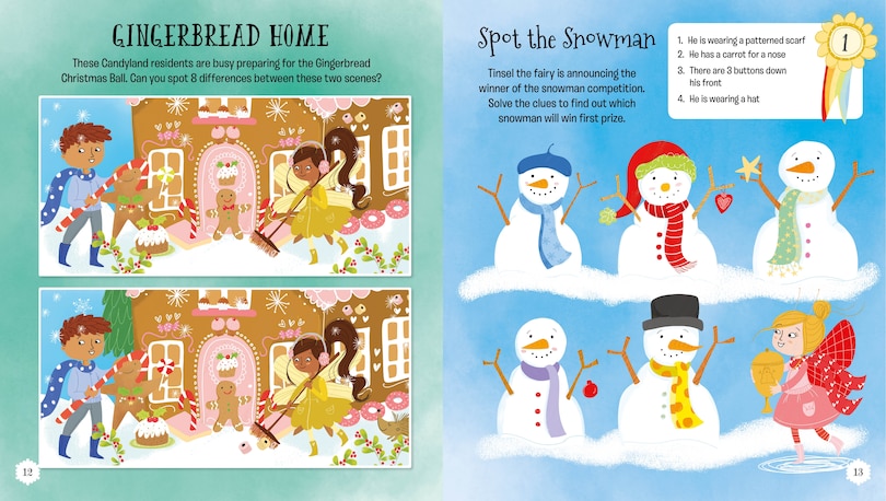 Aper&ccedil;u du contenu_Magical Christmas Activity Book