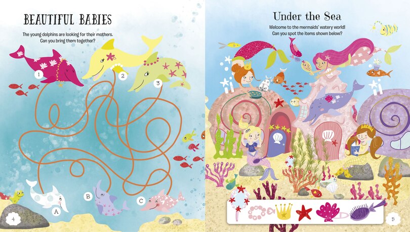 Aperçu du contenu_Magical Mermaid Activity Book