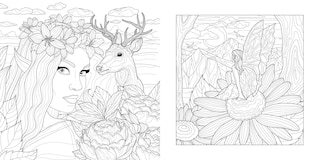 Sample content_Magical Nature Coloring Book